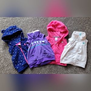 Carters Baby Girl 6 month Vest Bundle Lot